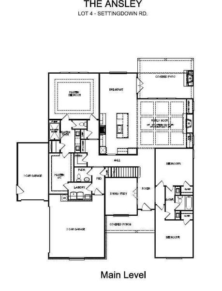 2D floor plan layout of this home in , Cumming, GA (Image 5).