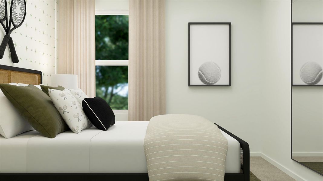 Furnished interior view inside a new home in Firefly Pointe, Hutto (Image 4).