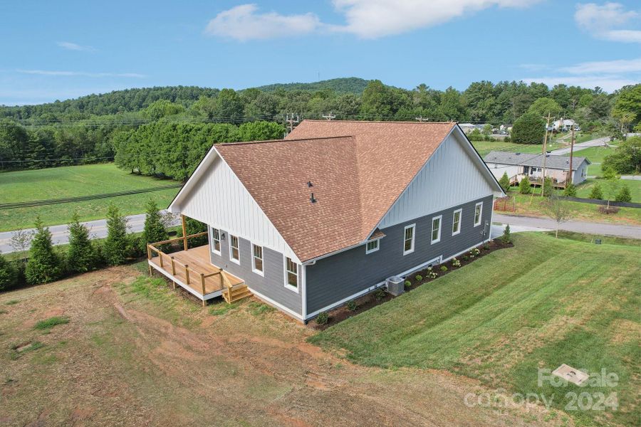Exterior details and patio area of a home in , Hendersonville (Image 20).