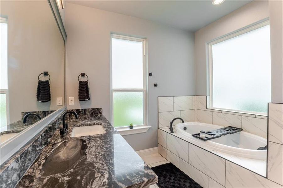 Furnished interior view inside a new home in , Godley (Image 18).