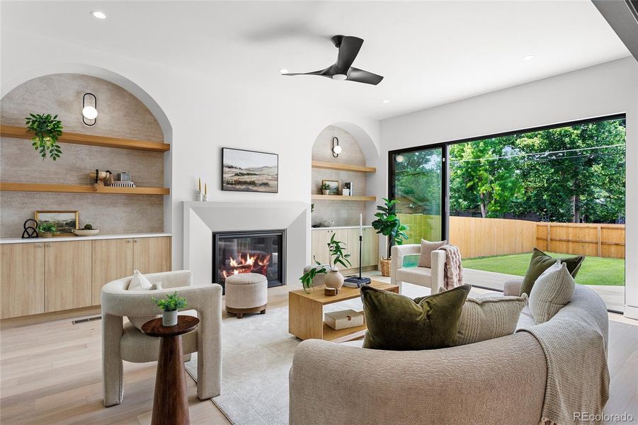 Furnished interior view inside a new home in , Denver (Image 19).