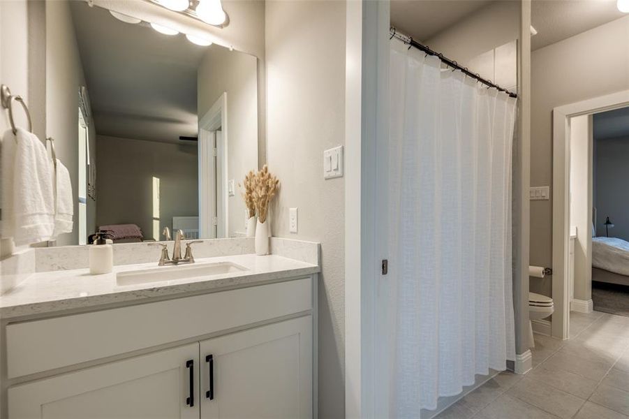 Furnished interior view inside a new home in Lynx Hollow Estates, Forney (Image 29).
