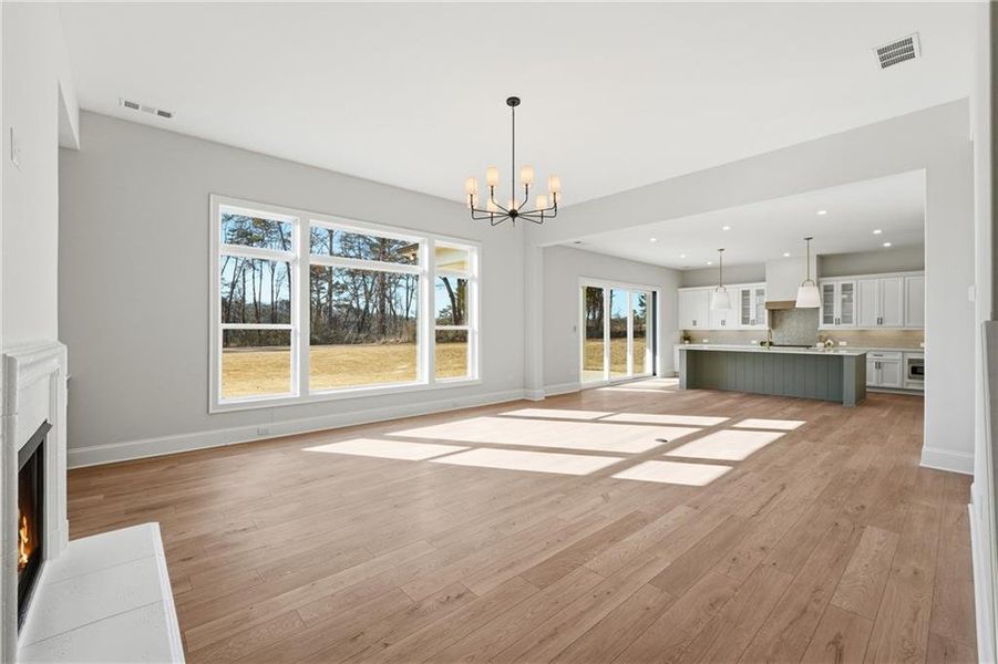 Spacious, unfurnished interior of a new home in , Canton (Image 50).