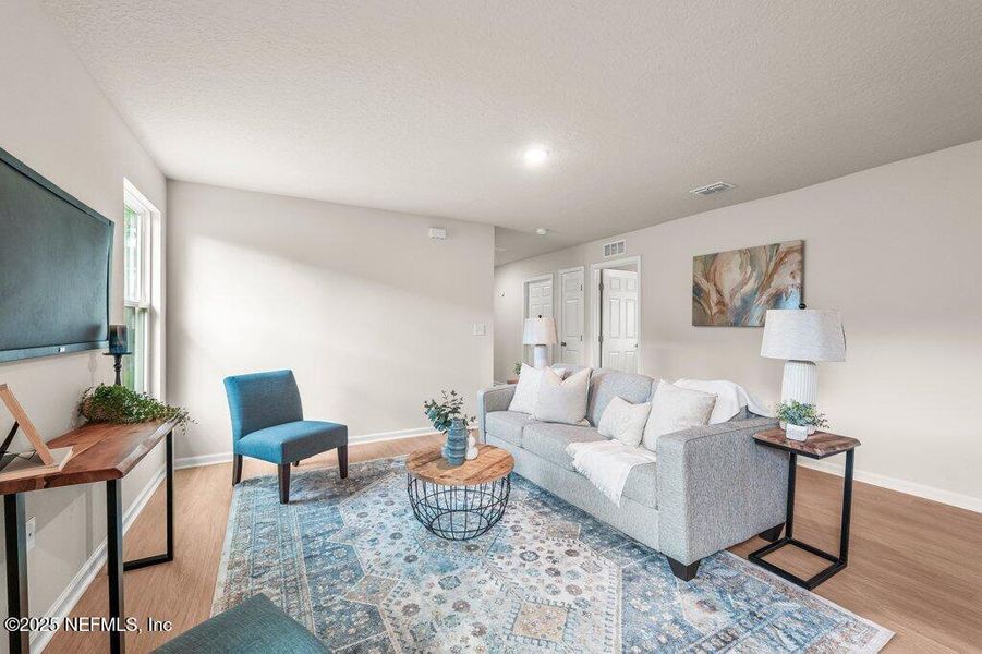 Furnished interior view inside a new home in , Jacksonville (Image 10). Furnished interior view inside a new home in , Jacksonville (Image 10).