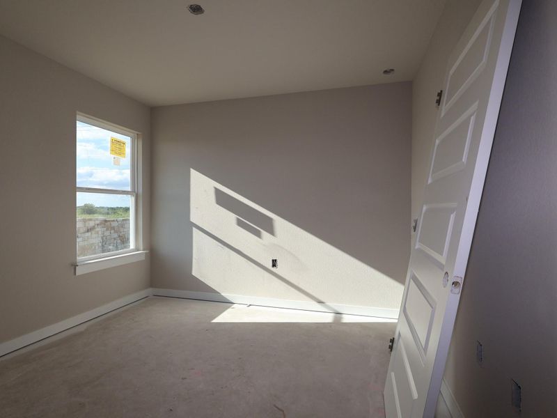 In-progress construction of a new home in Marble Creek Crossing, Austin, TX (Image 12).