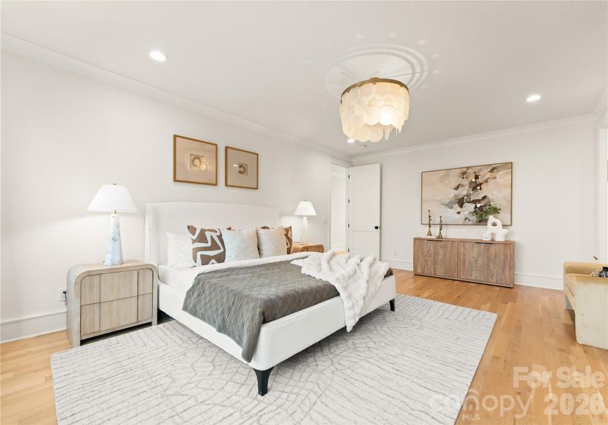 Furnished interior view inside a new home in , Charlotte (Image 17).