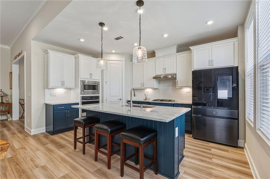 Furnished interior view inside a new home in , Hoschton (Image 11).