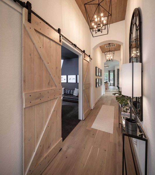 Representative furnished interior of a home built from the 216G by Highland Homes in Quail Hollow, Rockwall (Image 41).