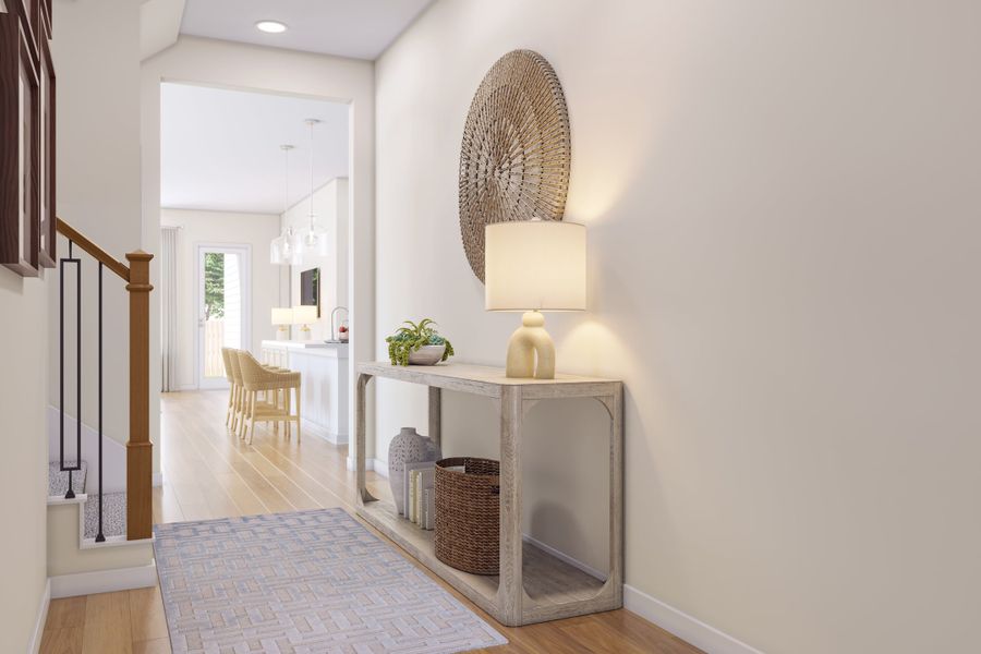Furnished interior view inside a new home in Park Central, Georgetown (Image 6).