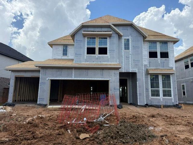 In-progress construction of a new home in Tompkins Reserve, Katy, TX (Image 11).