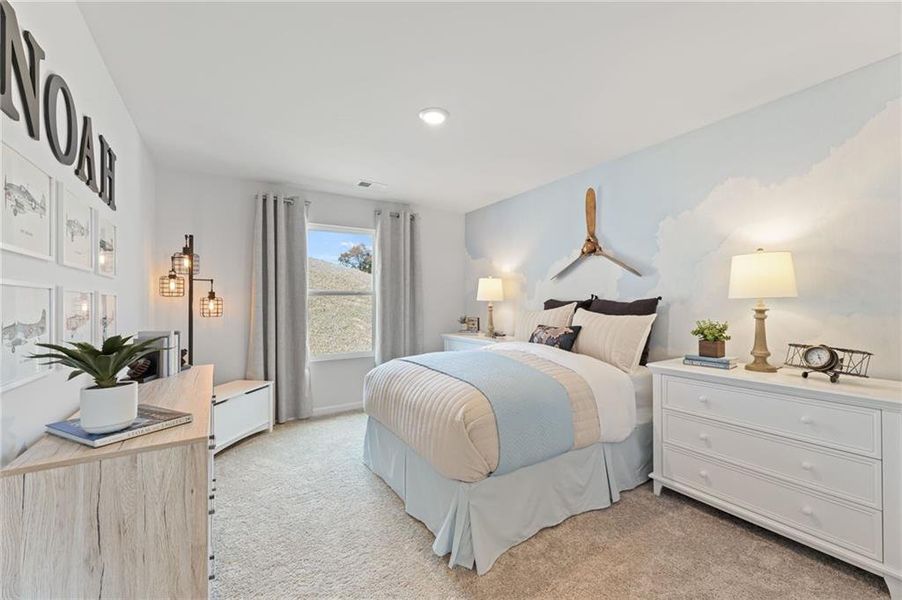 Furnished interior view inside a new home in Union Heights, Flowery Branch (Image 13).