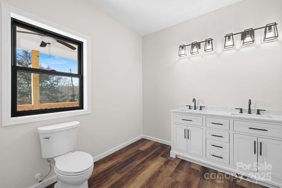 Furnished interior view inside a new home in , Bryson City (Image 12).