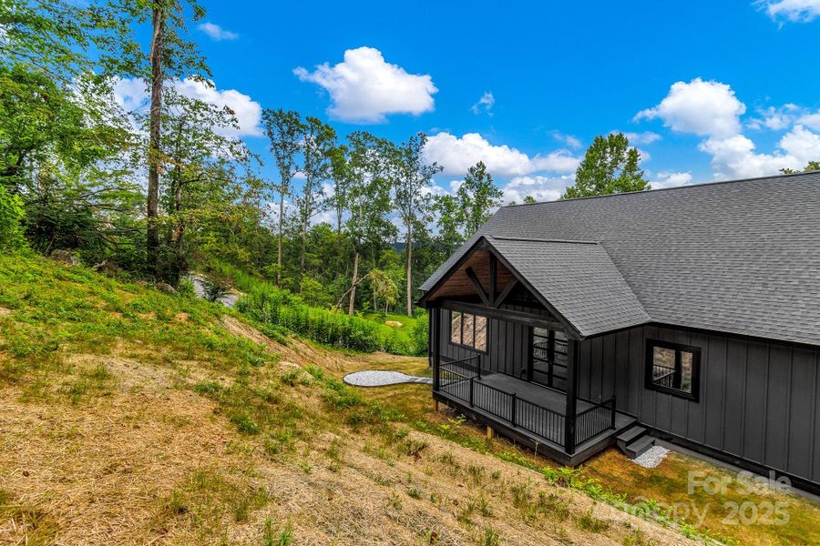 Front exterior of a new home in , Fairview, NC, highlighting curb appeal (Image 26).