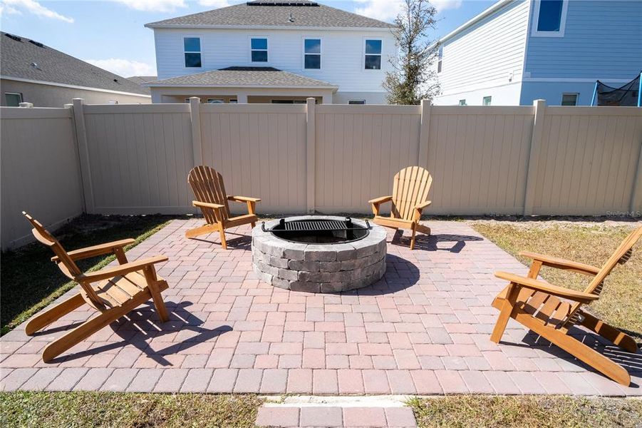 Exterior details and patio area of a home in Eden at Crossprairie, St. Cloud (Image 33).