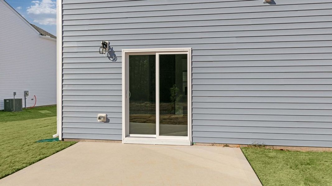 Exterior details and patio area of a home in Shahbain Reserve, Raeford (Image 4). Exterior details and patio area of a home in Shahbain Reserve, Raeford (Image 4).