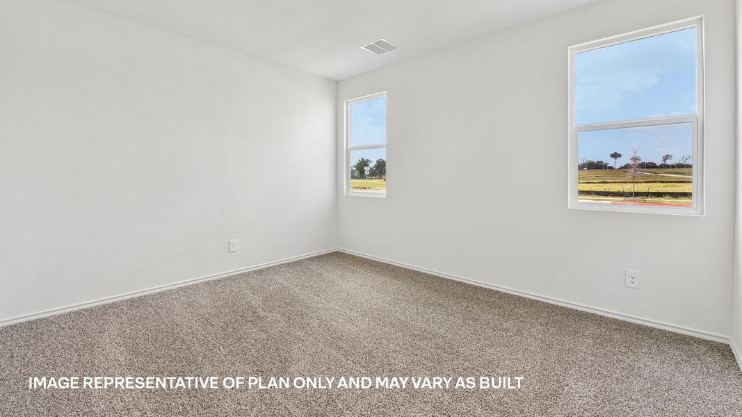Representative unfurnished interior of a home built from the The Travis by D.R. Horton in Valverde, Bastrop (Image 23).