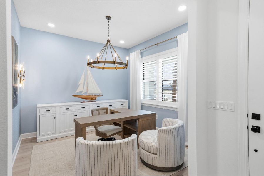 Representative furnished interior of a home built from the Amelia by SeaGate Homes in Beachview Cove, Ormond Beach (Image 10).