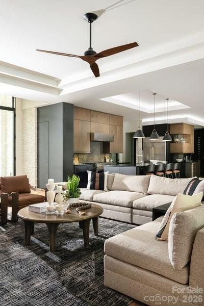 Furnished interior view inside a new home in , Belmont (Image 9).