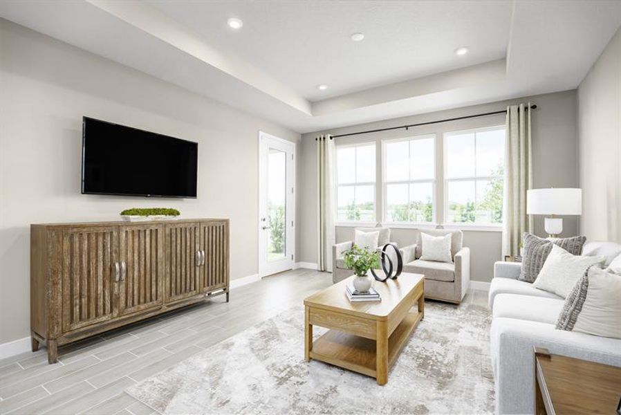 Furnished interior view inside a new home in Northridge Villas, Spring Hill (Image 7).