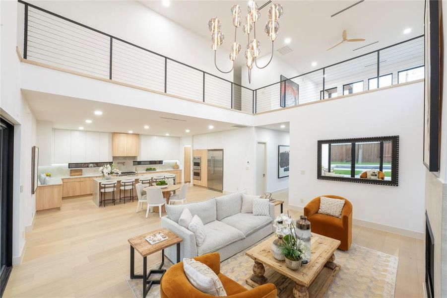 Furnished interior view inside a new home in , Dallas (Image 17).