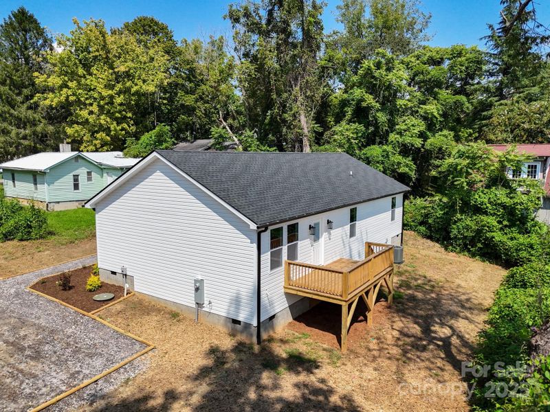 Front exterior of a new home in , Asheville, NC, highlighting curb appeal (Image 24).