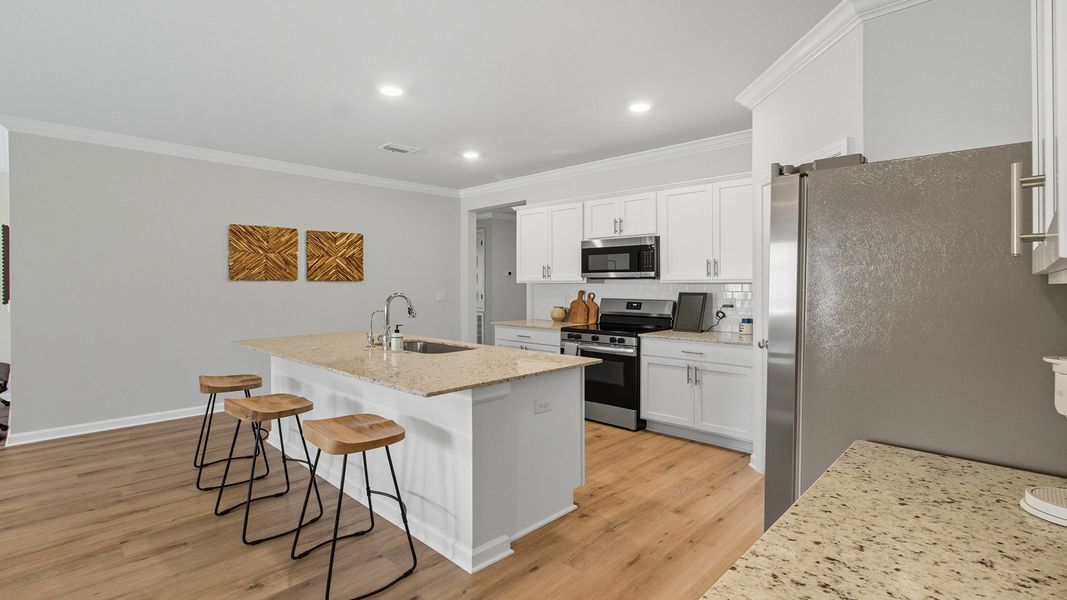 Furnished interior view inside a new home in Misting Springs, Crawfordville (Image 9).