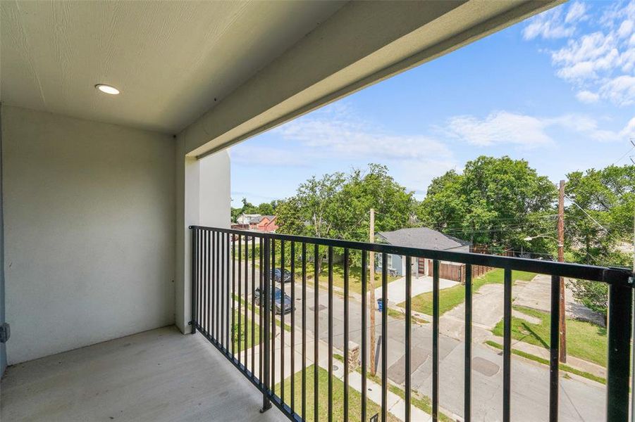 Level 3 - Primary Bedroom Balcony