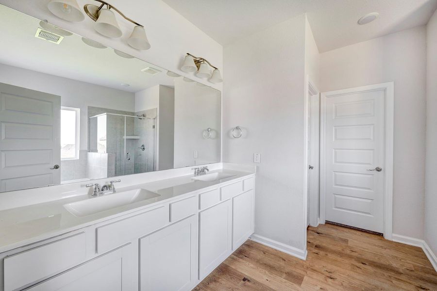 The McGinnis- Owner's Bathroom with Dual Sinks The McGinnis- Owner's Bathroom with Dual Sinks