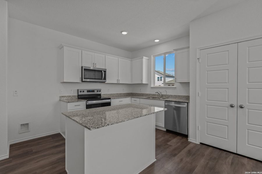 Furnished interior view inside a new home in , New Braunfels (Image 3).