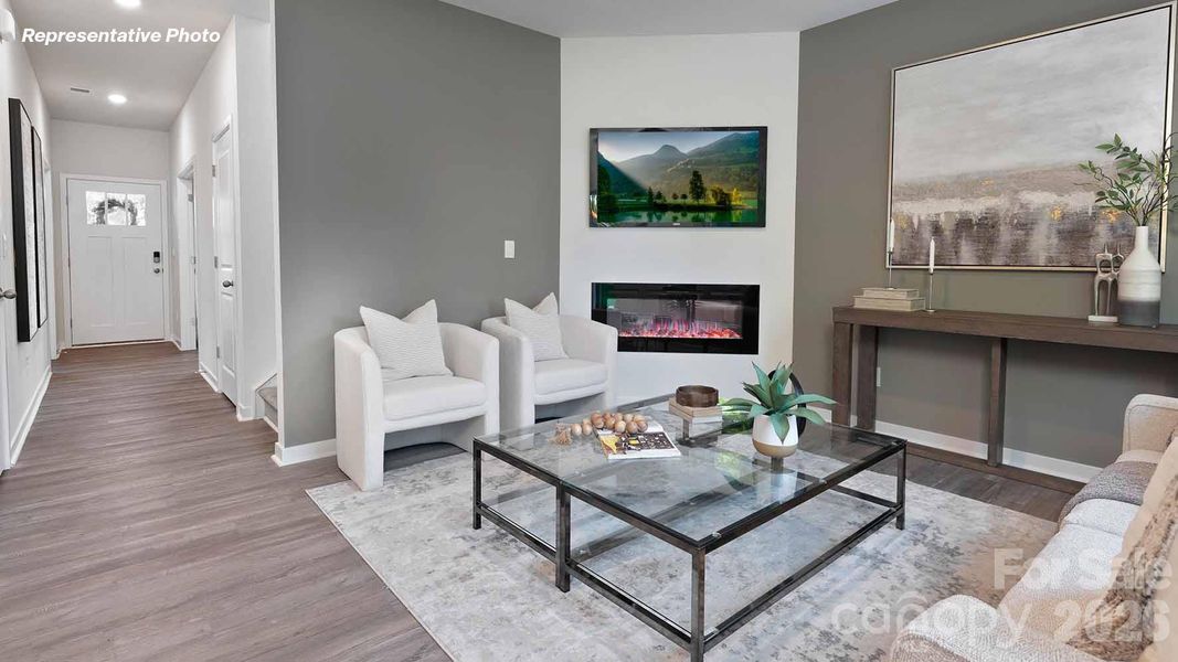 Furnished interior view inside a new home in Clark Creek Landing, Lincolnton (Image 8). Furnished interior view inside a new home in Clark Creek Landing, Lincolnton (Image 8).