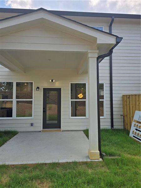Exterior details and patio area of a home in , Snellville (Image 3).
