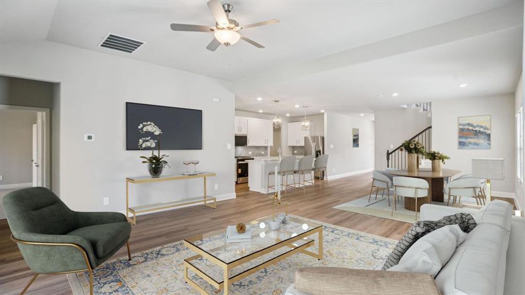 Photo is not of the actual home, but is an inspirational photo of builder’s model home and may depict options, furnishings, and/or decorator features that are not included.