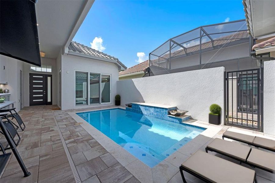 Furnished interior view inside a new home in Hampton Green at Providence, Davenport (Image 29).