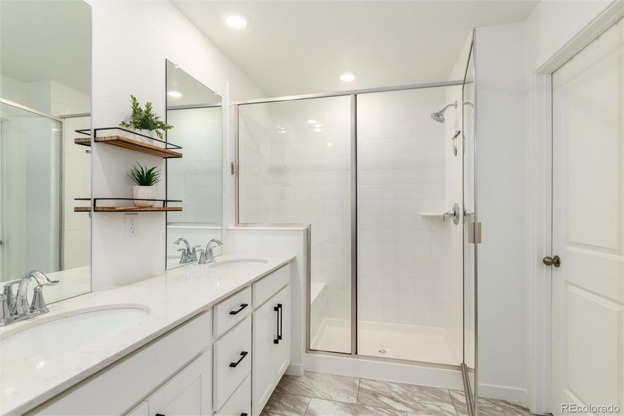 Furnished interior view inside a new home in , Parker (Image 8).