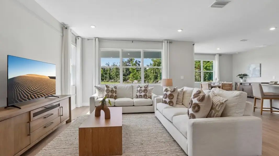 Furnished interior view inside a new home in Balm Grove, Wimauma (Image 7).