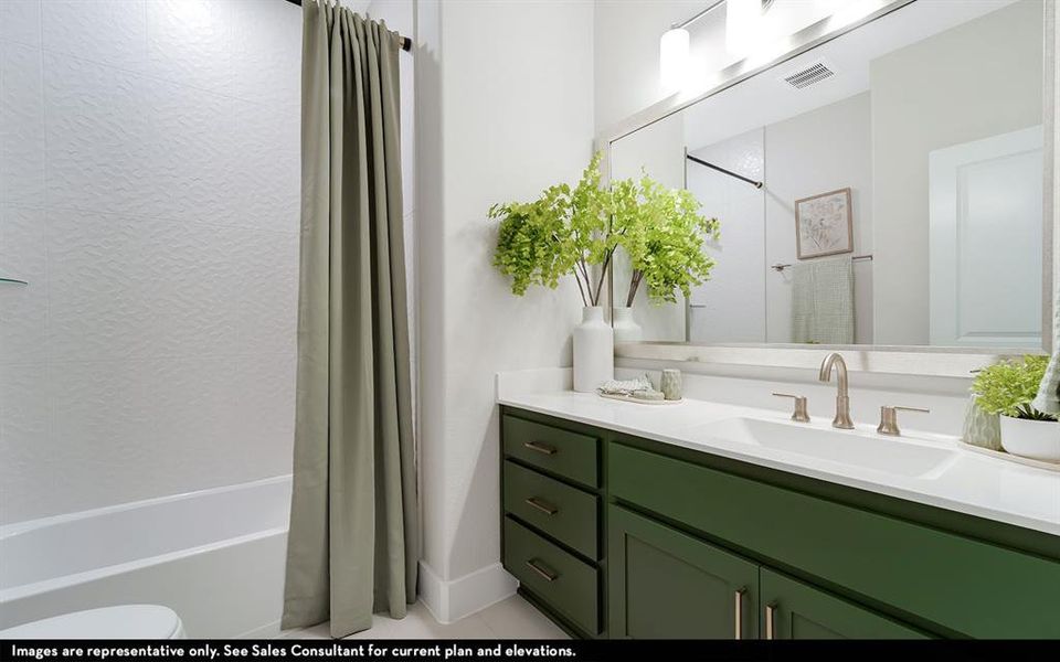 Furnished interior view inside a new home in Green Meadows, Celina (Image 26).