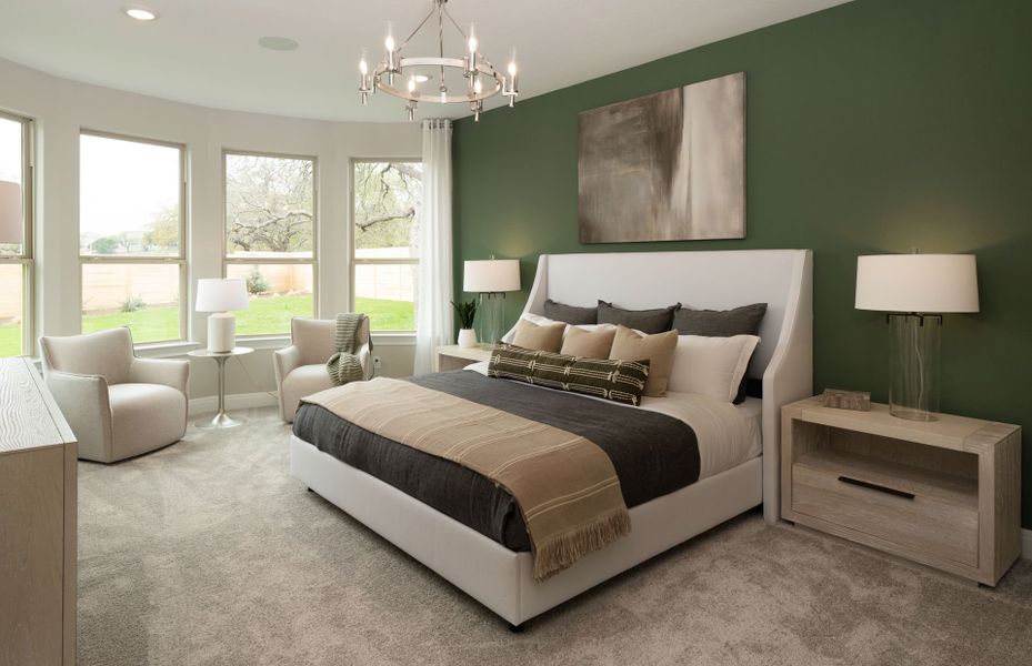 Owner's Suite with Bay Windows Owner's Suite with Bay Windows