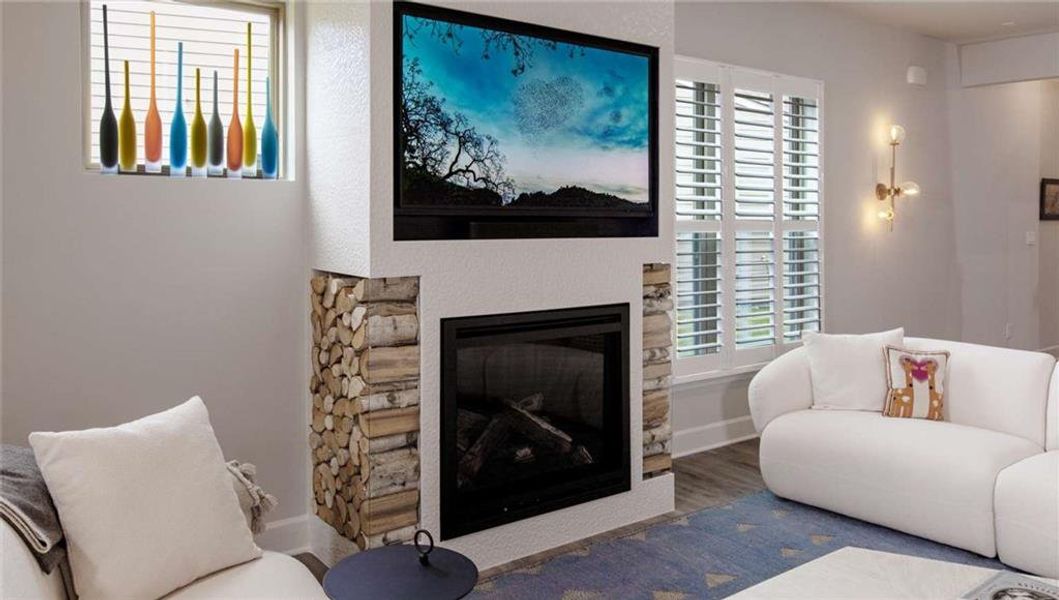 Furnished interior view inside a new home in , Hoschton (Image 3).