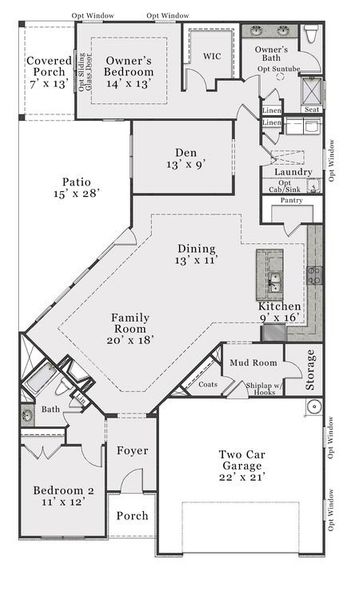 Craftsman First Floor