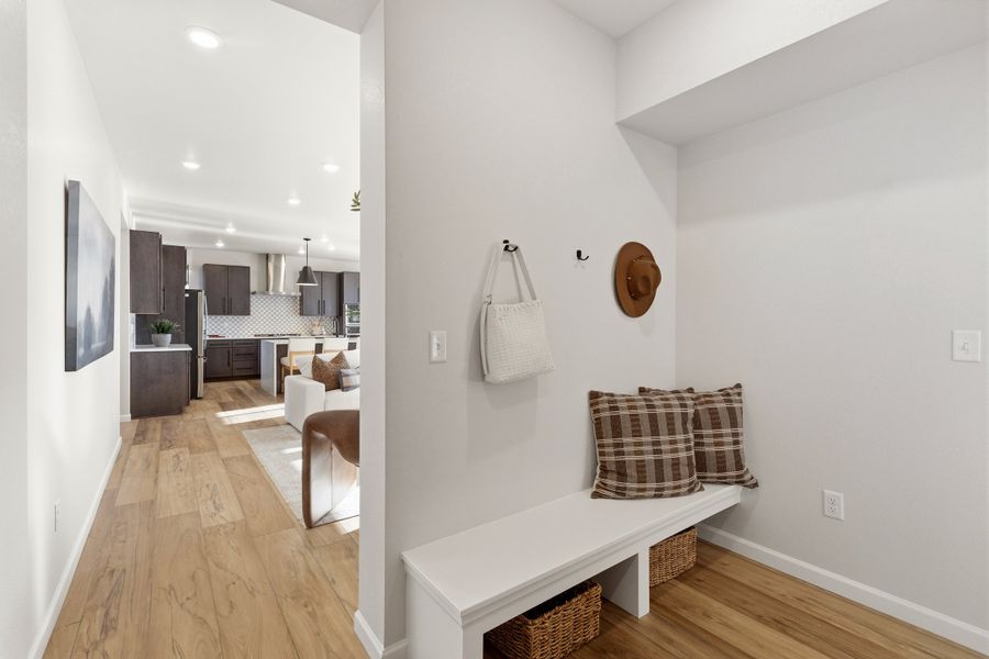 Representative furnished interior of a home built from the 4904 by Risewell Homes in The Aurora Highlands, Aurora (Image 10).