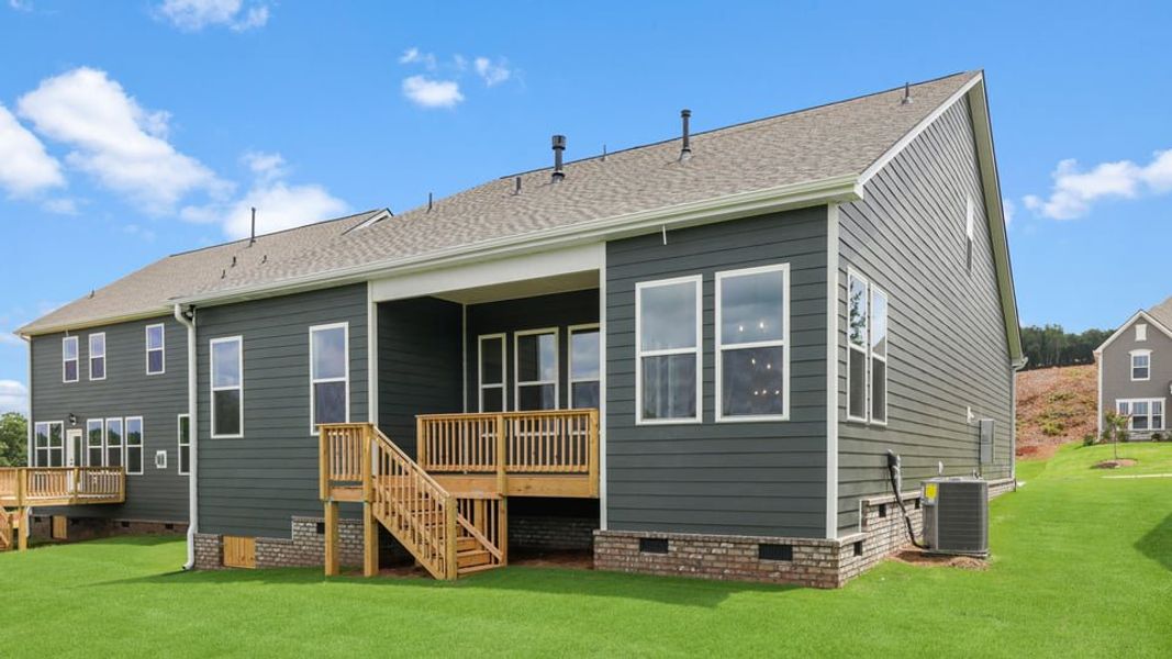 Exterior details and patio area of a home in Alder Pond, Campobello (Image 25).