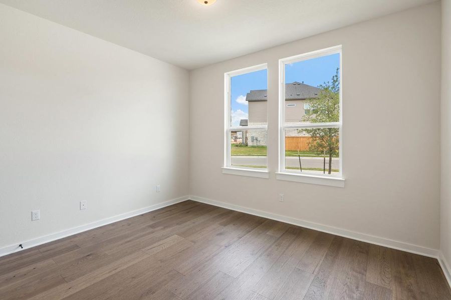 Spacious, unfurnished interior of a new home in Park Collection at Heritage, Dripping Springs (Image 31). Spacious, unfurnished interior of a new home in Park Collection at Heritage, Dripping Springs (Image 31).