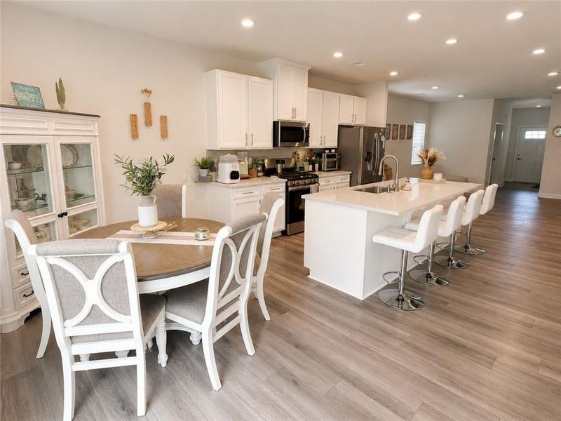Furnished interior view inside a new home in , Hoschton (Image 8).
