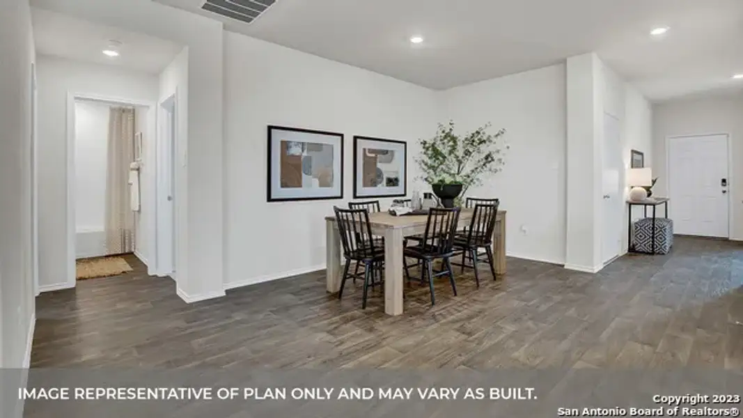 Furnished interior view inside a new home in Swenson Heights, Seguin (Image 4).