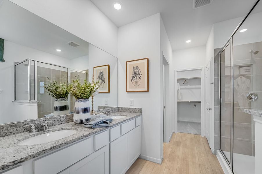 Representative furnished interior of a home built from the Charlton by Taylor Morrison in Mason Woods 45s, Cypress (Image 16).