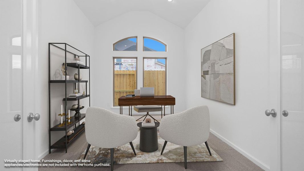 Furnished interior view inside a new home in Candela South 50', Richmond (Image 2).