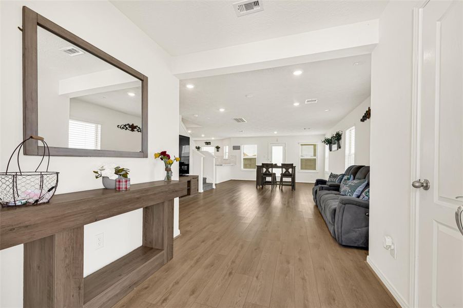 Furnished interior view inside a new home in , Hitchcock (Image 6). Furnished interior view inside a new home in , Hitchcock (Image 6).