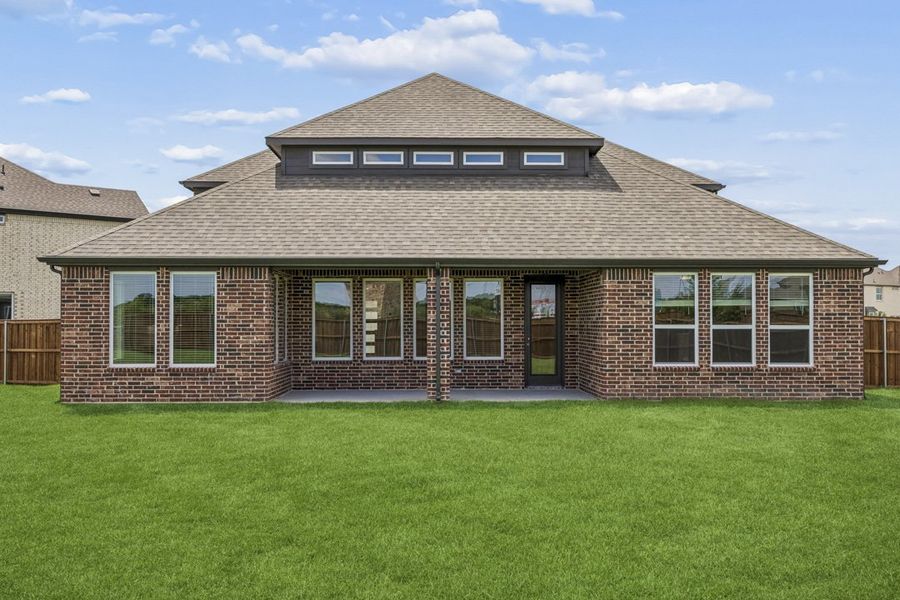 Representative exterior details of a home built from the The Mockingbird by Lillian Custom Homes in Polo Ridge, Forney (Image 28).
