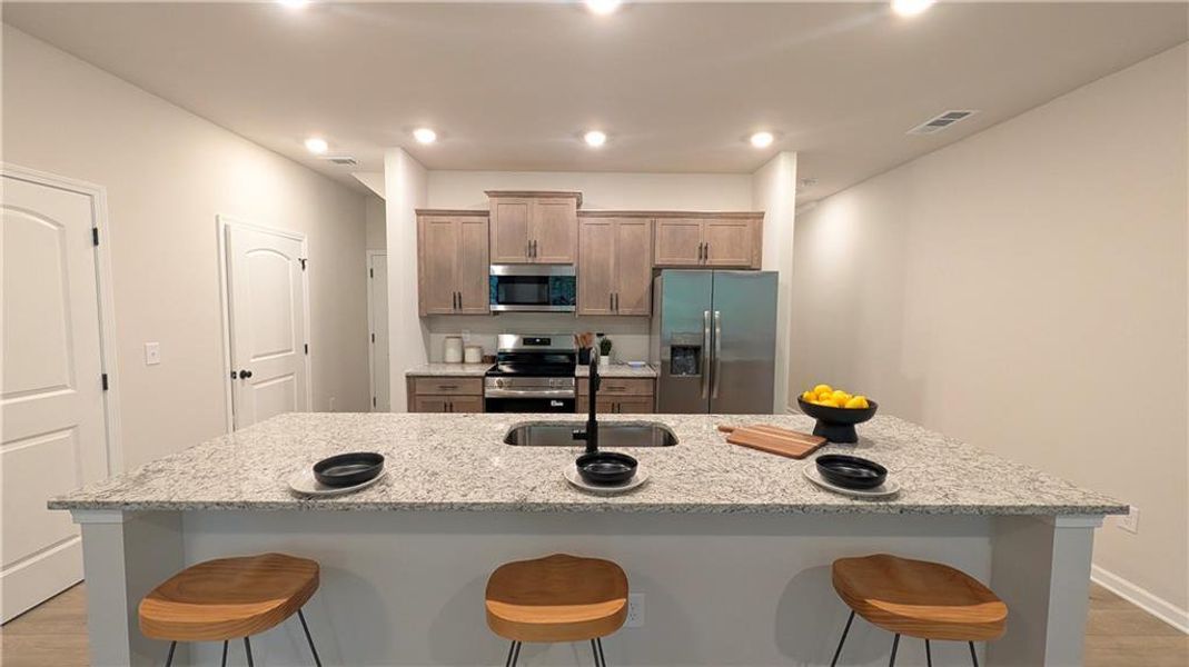 Furnished interior view inside a new home in Owen Preserve, Canton (Image 33).