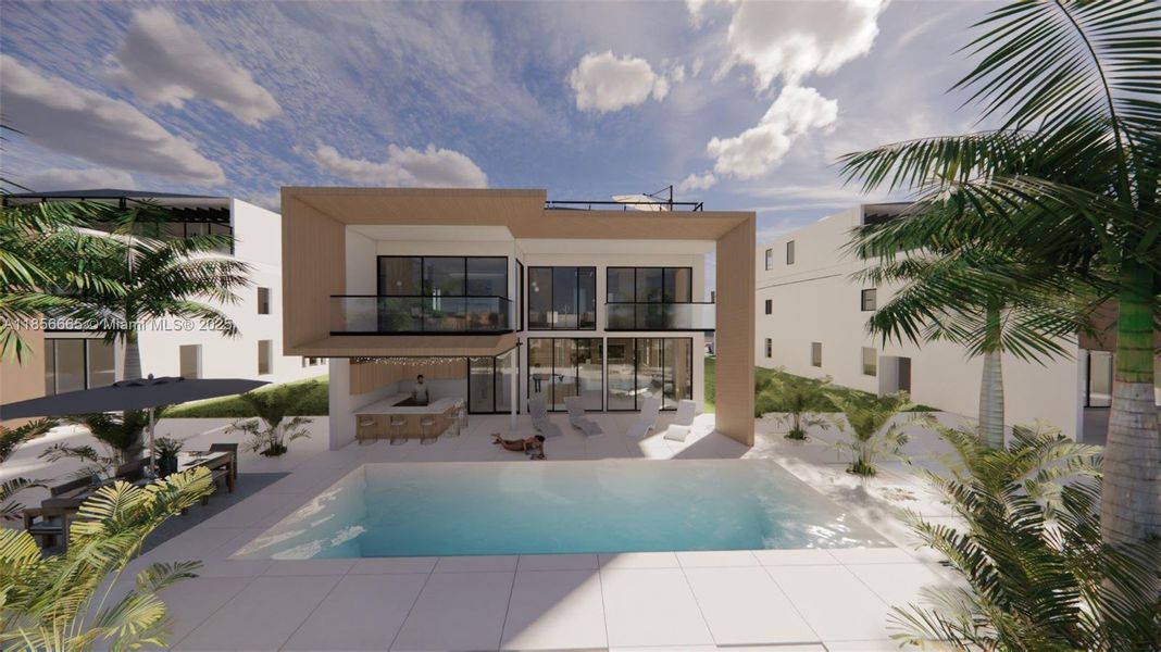 Front exterior of a new home in , Boca Raton, FL, highlighting curb appeal (Image 2).